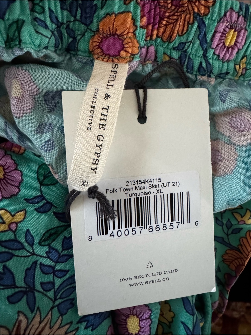 Spell folktown maxi skirt nwt - Picture 5 of 7